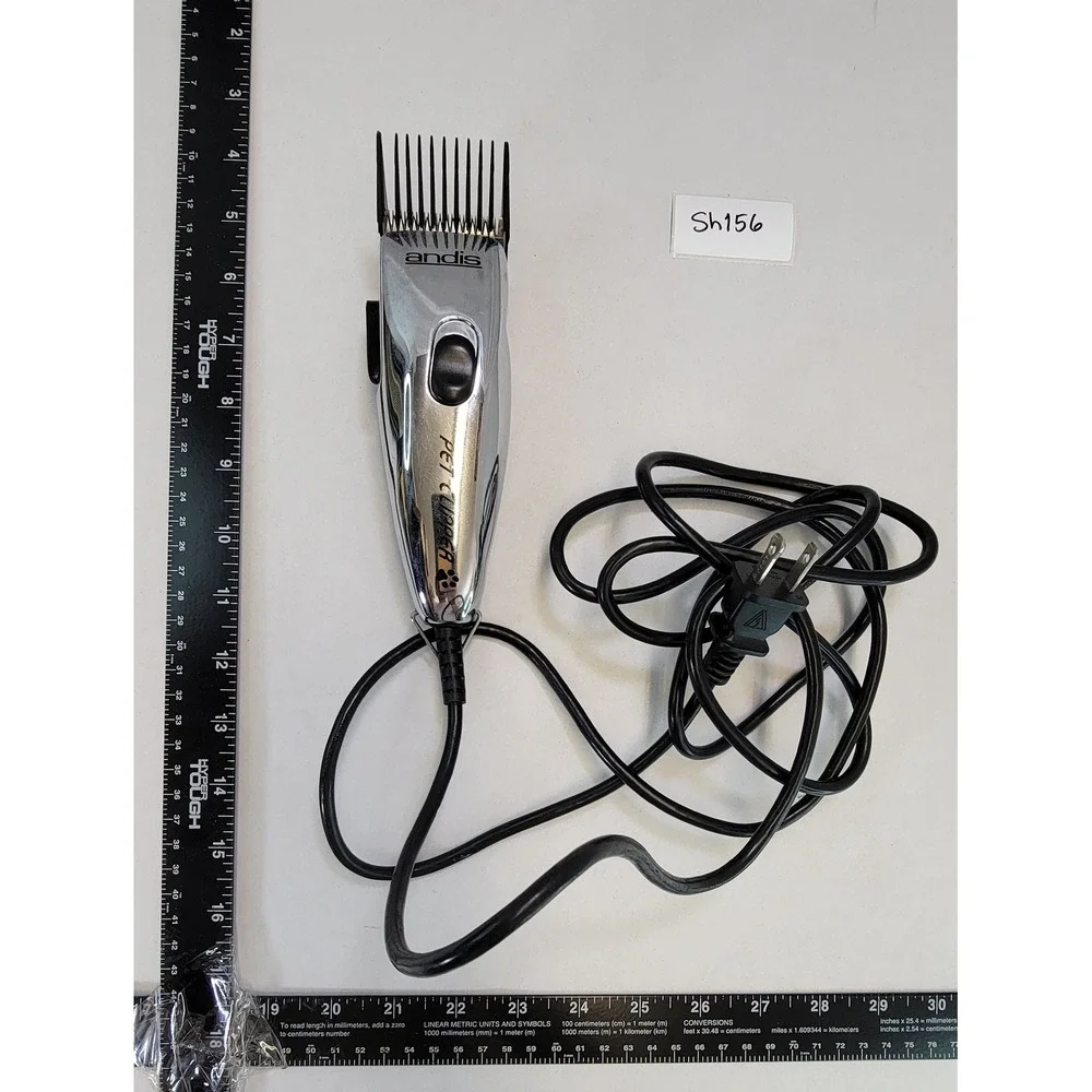 Andis Pet‎ Clipper Corded Electric Chrome Silver Professional Grooming Tool